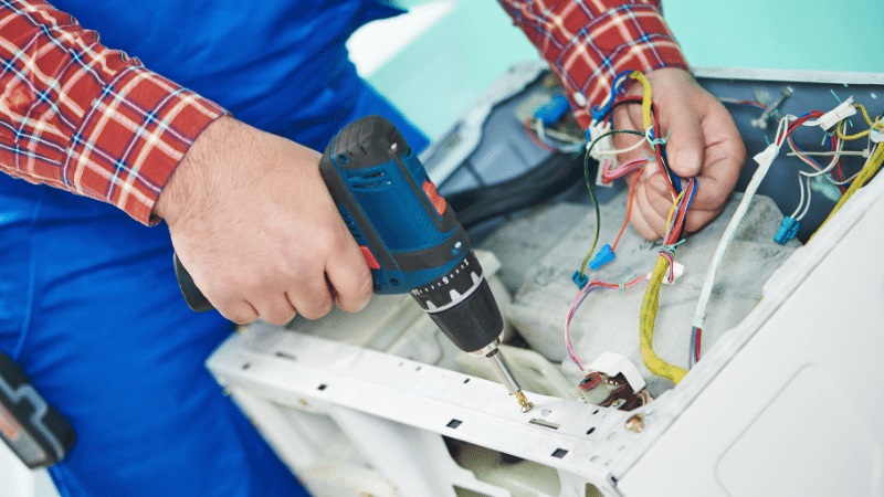 Altındağ Fagor Fagor çamaşır makinesi kart tamiri – Su almama arızası orijinal parça ile giderildi. - Teknik servis örneği